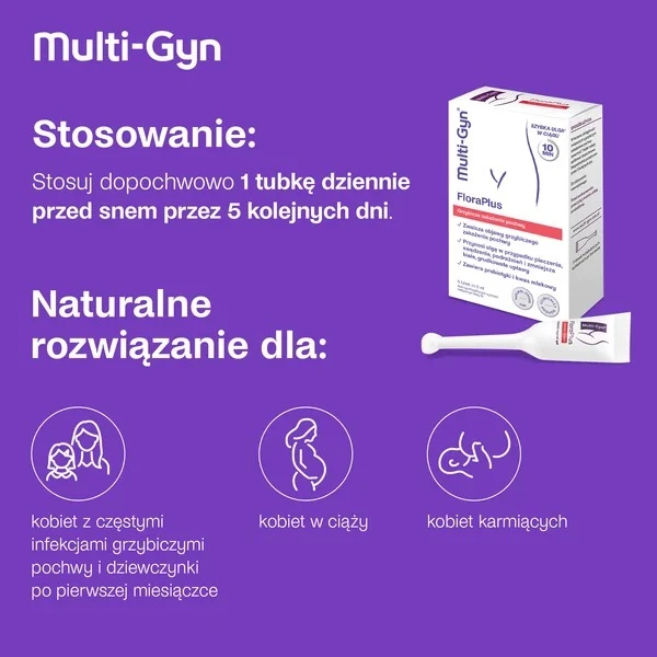 Multi-Gyn FloraPlus, żel dopochwowy, 5 ml x 5 aplikatorów