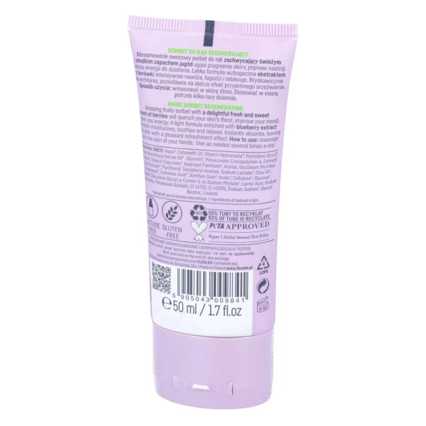 Flos-lek So Fruity dzikie owoce, sorbet do rąk, 50 ml