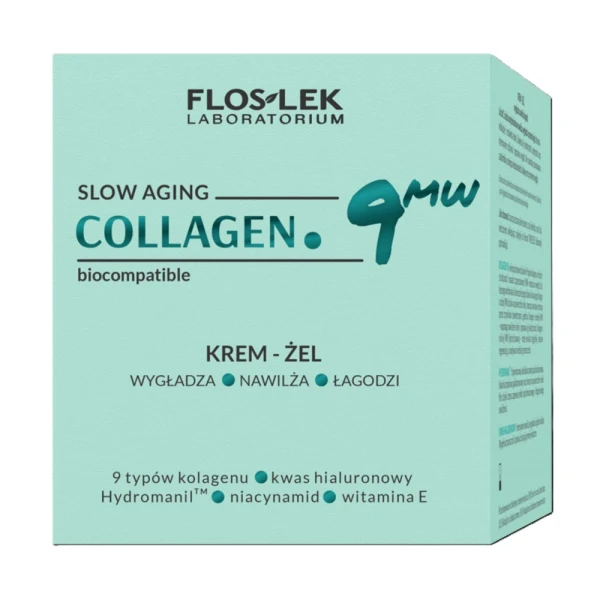 Floslek Laboratorium Collagen. 9MW, krem-żel do twarzy, 50 ml
