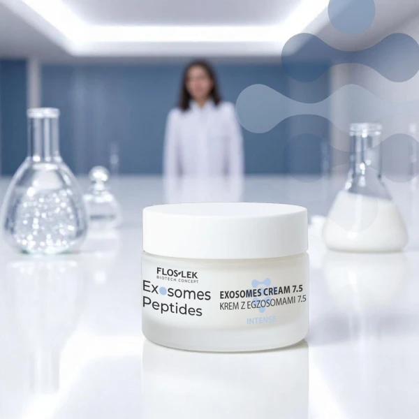 Floslek BioTech Concept Exosomes Peptides, krem do twarzy z egzosomami 7,5 Intense, zwiększający gęstość skóry, 50 ml