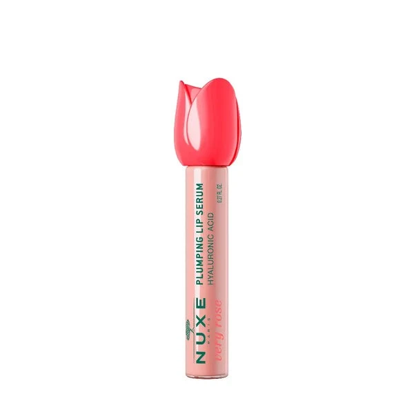 Zestaw Nuxe Ready go Glow Very Rose, suchy olejek z drobikami, 10 ml + nawilżające serum do ust, 8 ml + guma do włosów, 1 sztuka 