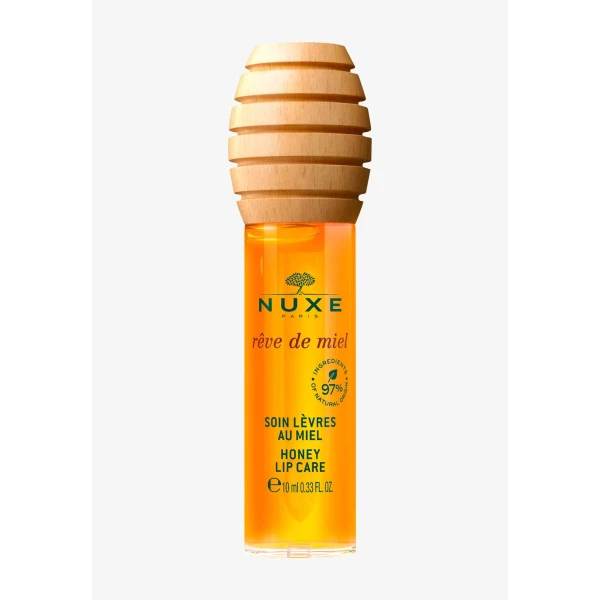 Zestaw Nuxe Ready go  Glow Reve de Miel,  suchy olejek z drobinkami  10 ml + olejek do ust, 10 ml + gumka do włosów, 1 sztuka