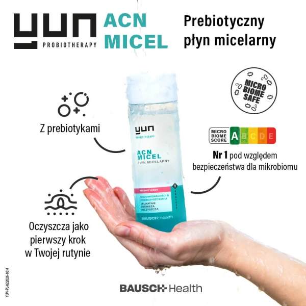 Yun Acn Micel Płyn micelarny, prebiotyczny, 200 ml