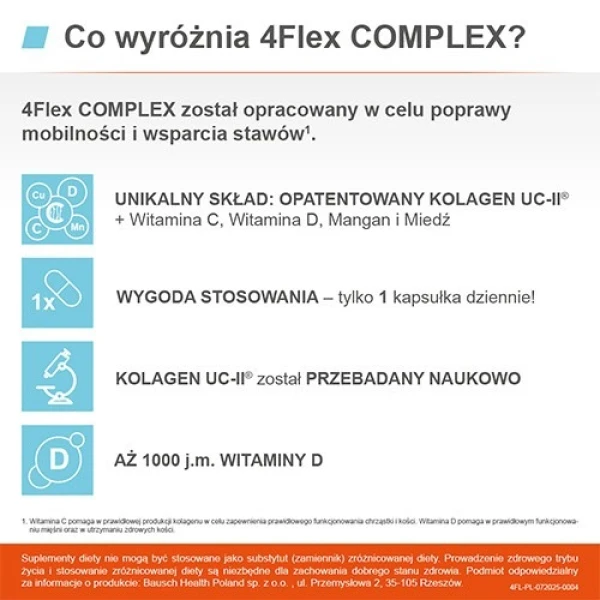 Flex 4 Complex, 30 kapsułek