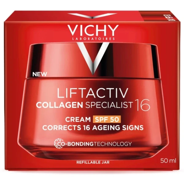 Vichy Liftactiv Collagen Specialist 16, krem do twarzy na dzień, SPF 50, 50 ml