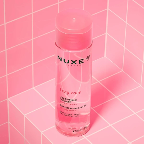 Nuxe Very Rose, odświeżający tonik do twarzy, 200 ml