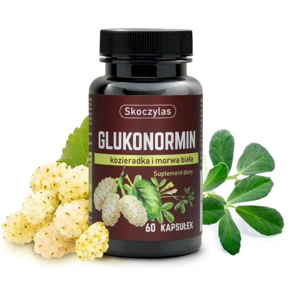 Skoczylas Glukonormin, 60 kapsułek