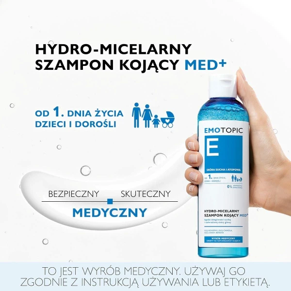 ERIS EMOTOPIC MED+ Szamp.micel. 250 ml