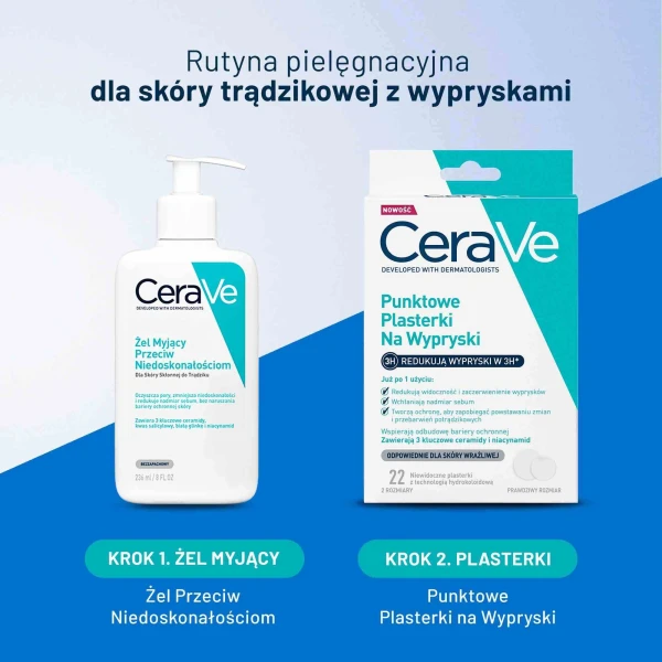 CeraVe Punktowe plasterki na wypryski, 22 sztuki