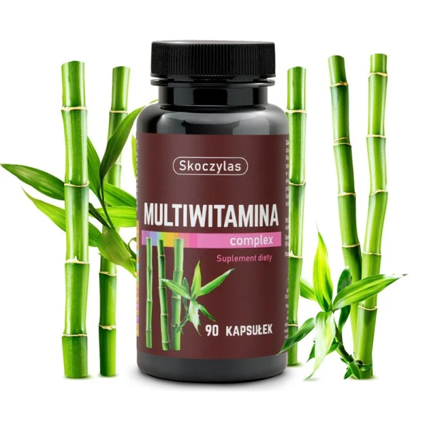 Skoczylas Multiwitamina Complex, krzem, bor i jod, 90 kapsułek