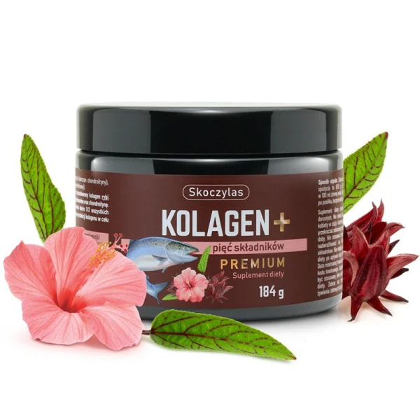 Skoczylas Kolagen + 5 składników, 184 g