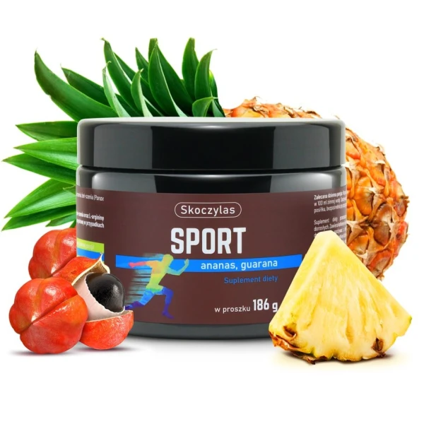 Skoczylas Sport, Ananas i Guarana, 186 g