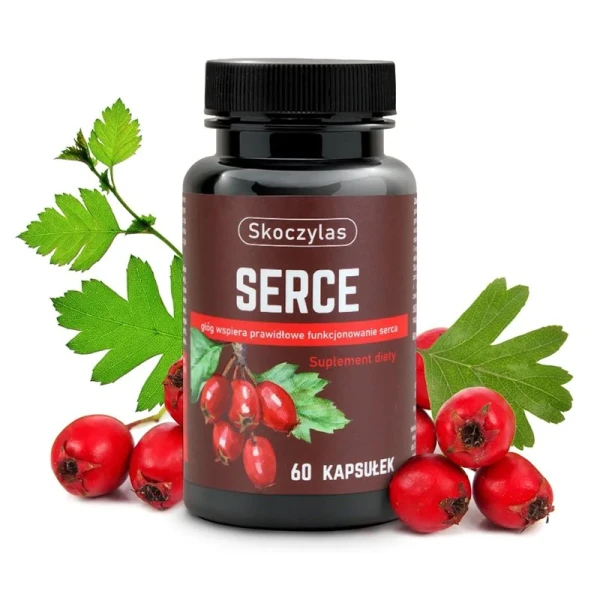 Skoczylas Serce, głóg, serdecznik, L-lizyna, 60 kapsułek