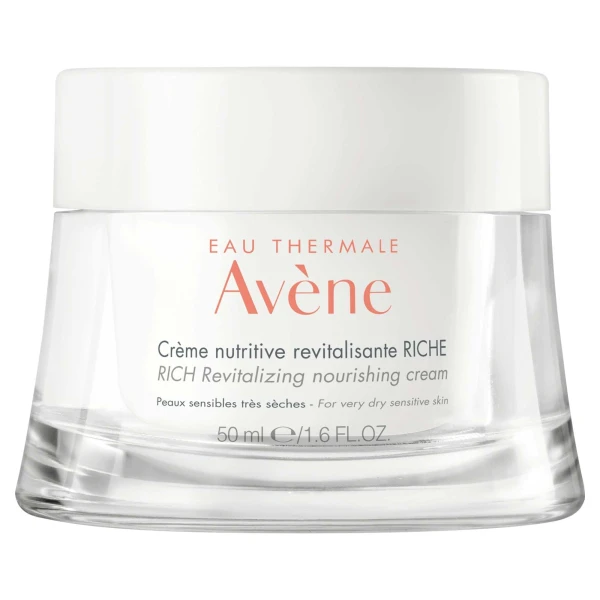 Zestaw Avene, Les Essentiels, odżywczy krem rewitalizujący o bogatej konsystencji, 50 ml + Dermabsolu, krem wypełniający kontur oka, 15 ml