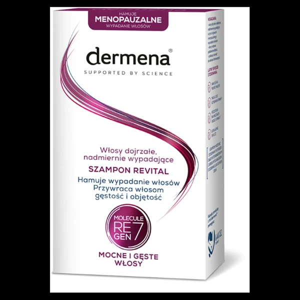 Dermena Revital, szampon hamujący wypadanie włosów, 200 ml