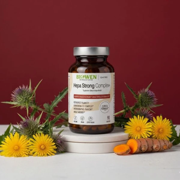 Biowen Hepa Strong Complex+, 90 kapsułek