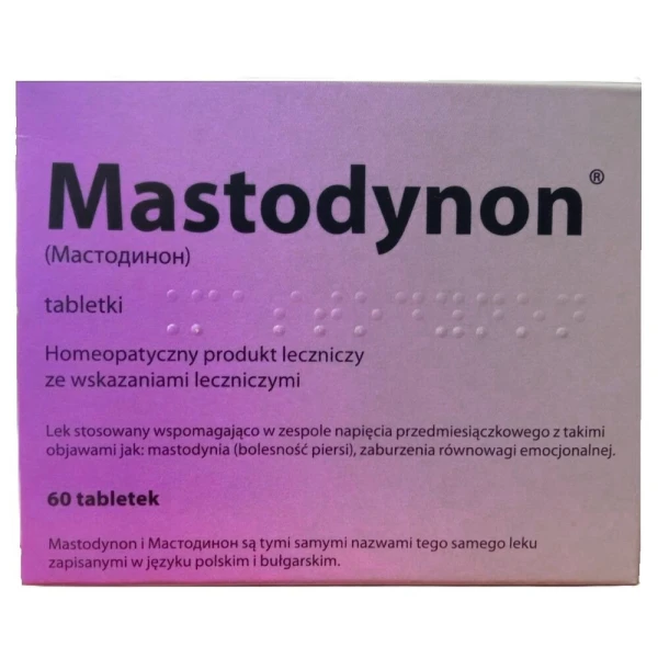 Mastodynon, 60 tabletek (import Inpharm)