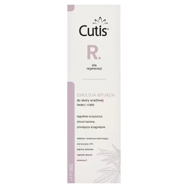 Cutis R (dawniej Mini), emulsja micelarna do mycia ciała i włosów, od pierwszych dni życia, 200 ml