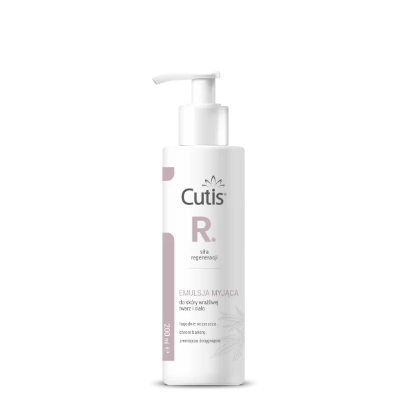 Cutis R (dawniej Mini), emulsja micelarna do mycia ciała i włosów, od pierwszych dni życia, 200 ml