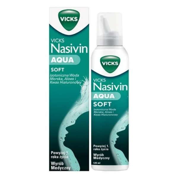 Vicks Nasivin Aqua Soft, 120 ml