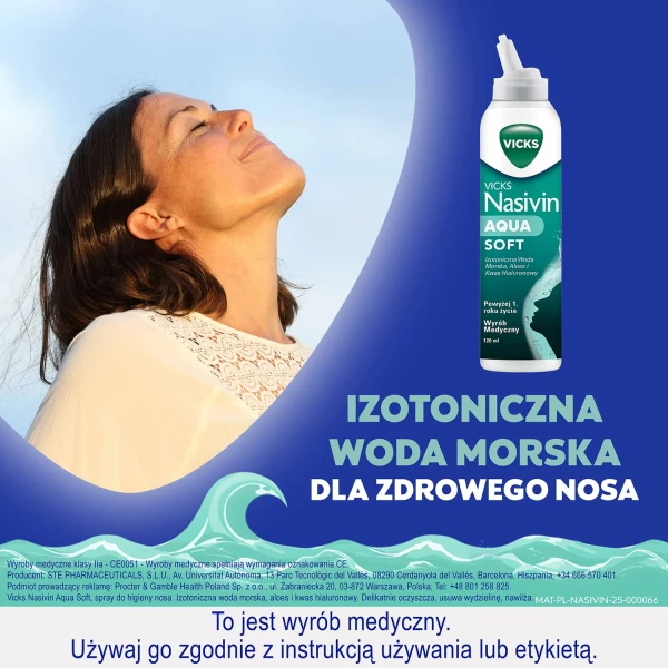 Vicks Nasivin Aqua Soft, 120 ml