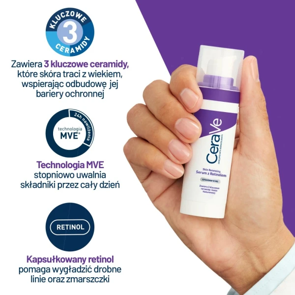 CeraVe Skin Renewing, serum z retinolem, 30 ml