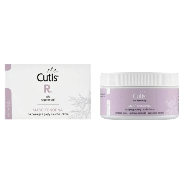 Cutis R-Regeneracja, maść konopna na pękające pięty i suche łokcie, 100 ml