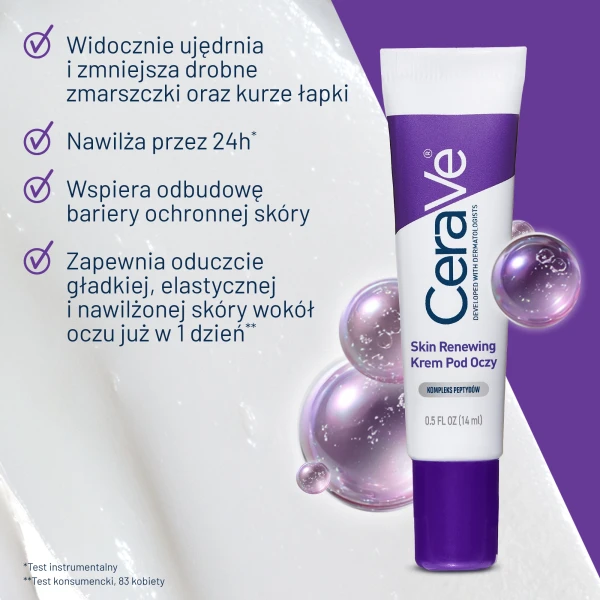 CeraVe Skin Renewing, krem pod oczy, 14 ml