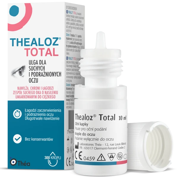 Thealoz Total, krople do oczu, 10 ml