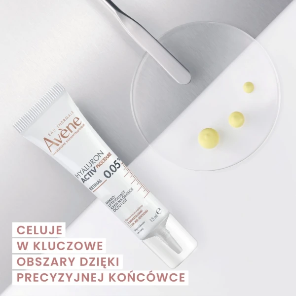 Avene Hyaluron Activ Procedure Mikro, liftingujący krem pod oczy i na zmarszczki wokół ust, 15 ml