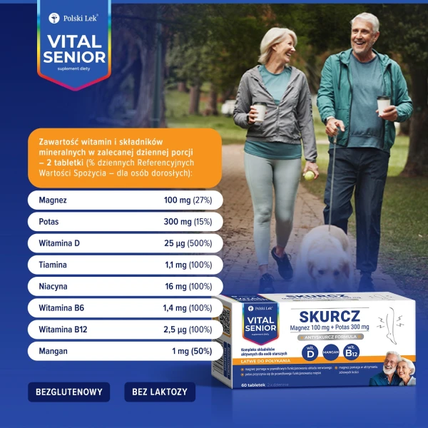 Vital Senior Skurcz, 60 tabletek