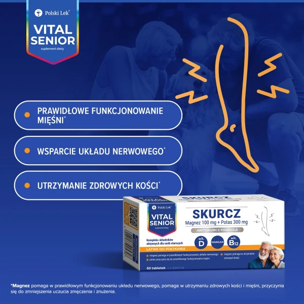 Vital Senior Skurcz, 60 tabletek