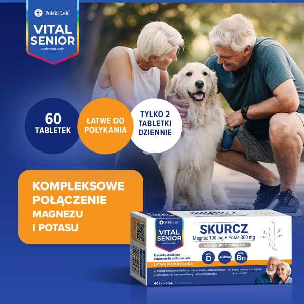 Vital Senior Skurcz, 60 tabletek