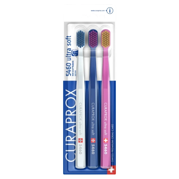Curaprox, szczoteczka do zębów CS 5460, Ultra Soft, 3 sztuki