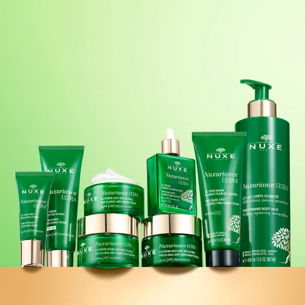 Zestaw Nuxe Nuxuriance Ultra, serum przeciwstarzeniowe na przebarwienia, 30 ml + krem do rąk na przebarwienia, 75 ml