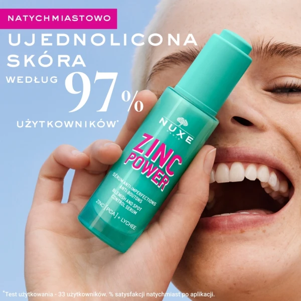 Nuxe Zinc Power, serum przeciw niedoskonałościom i wypryskom, 30 ml