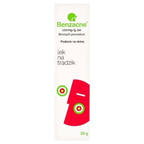 Benzacne 100mg/g, żel, 20 g
