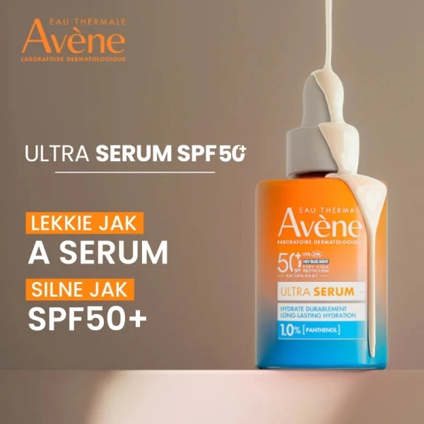 Avène Ultra Serum, serum nawilżające z bardzo wysoką ochroną SPF 50+, 30 ml