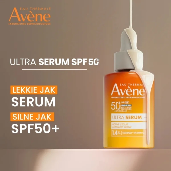 Avène Ultra Serum, serum rozświetlające z bardzo wysoką ochroną SPF 50+, 30 ml