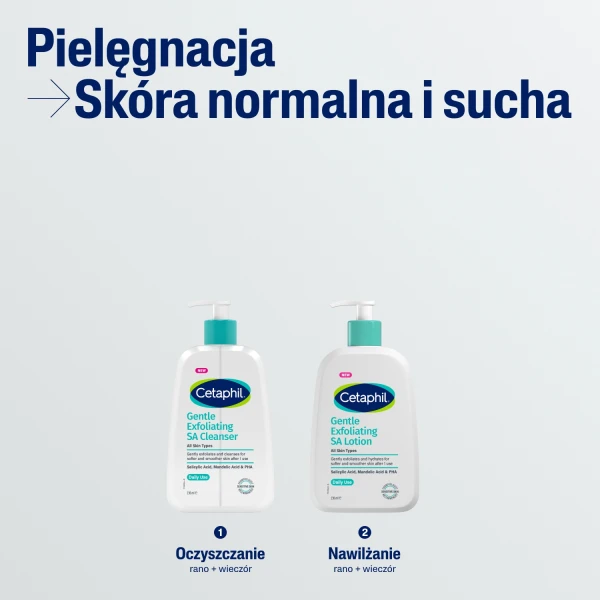Cetaphil SA, łagodny, złuszczający żel do mycia z kwasem salicylowym, 236 ml