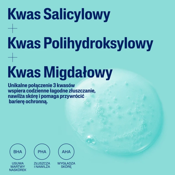 Cetaphil SA, łagodny, złuszczający żel do mycia z kwasem salicylowym, 236 ml