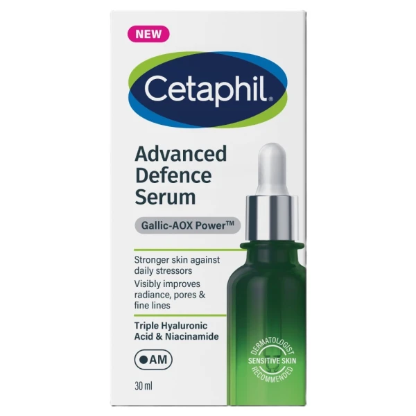 Cetaphil Advanced Defence Serum, zaawansowane serum ochronne do twarzy na dzień, 30 ml