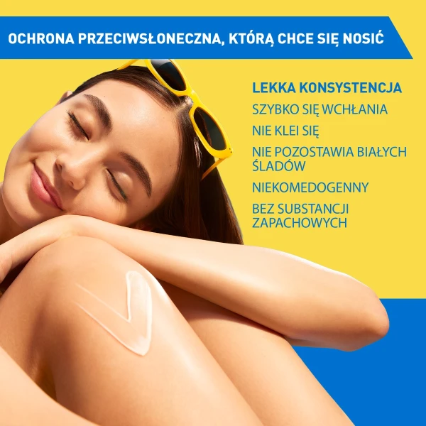 CeraVe, niewidoczny nawilżający balsam przeciwsłoneczny, SPF 50+, 177 ml