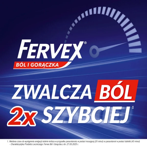 Fervex ból i gorączka, 16 tabletek musujących