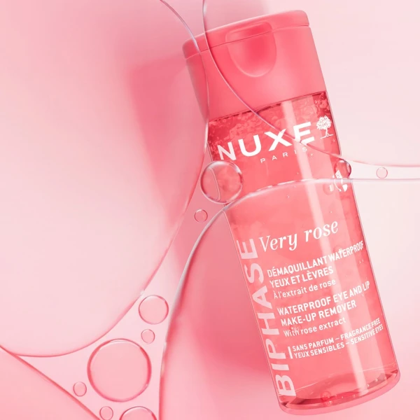 Nuxe Very Rose Różany dwufazowy płyn do demakijażu, 100 ml