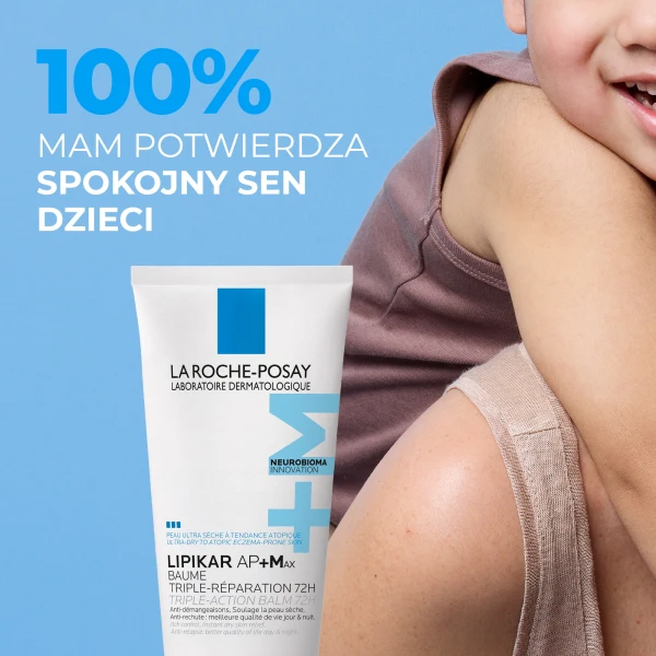 La Roche-Posay Lipikar Baume AP+M, balsam do ciała, skóra sucha i atopowa, od urodzenia, eco tube, 200 ml