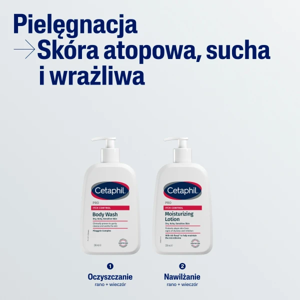 Cetaphil Pro Itch Control, balsam do nawilżania twarzy i ciała, 295 ml