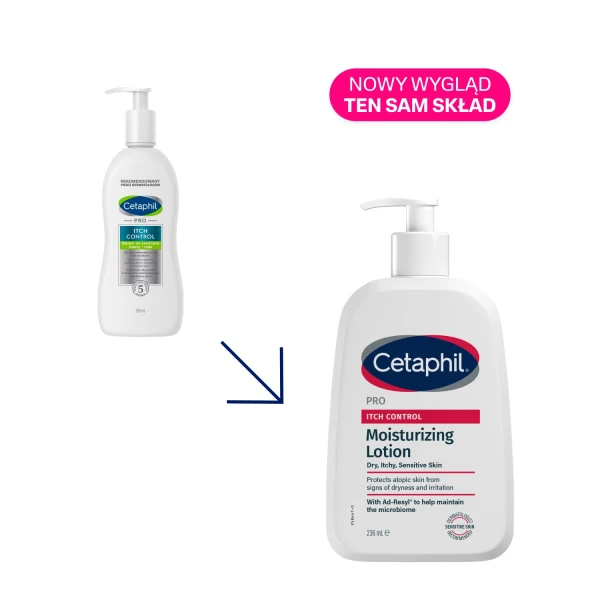 Cetaphil Pro Itch Control, balsam do nawilżania twarzy i ciała, 295 ml