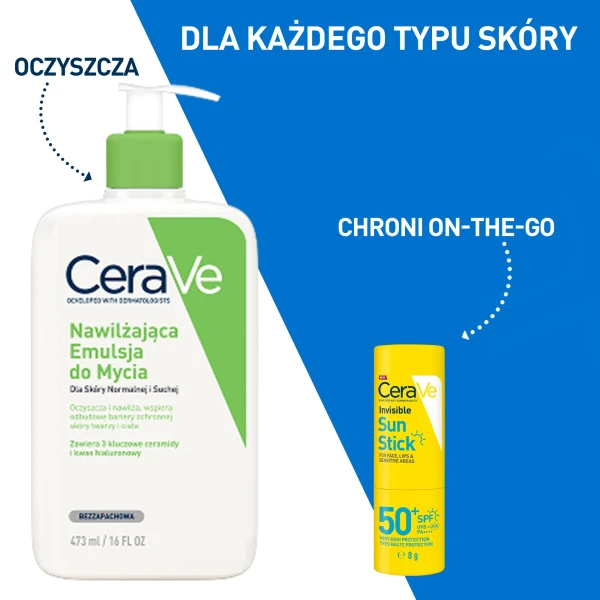CeraVe, sztyft przeciwsłoneczny, SPF 50+, 8 g