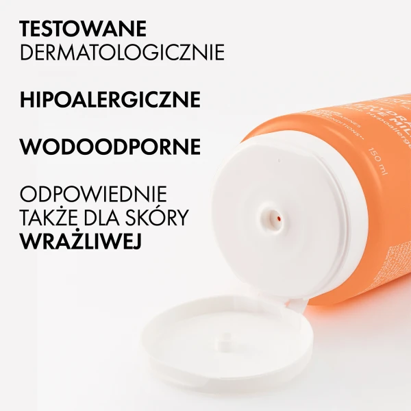 Vichy Capital Soleil, nawilżające mleczko ochronne do twarzy i ciała, SPF 50+, 150 ml